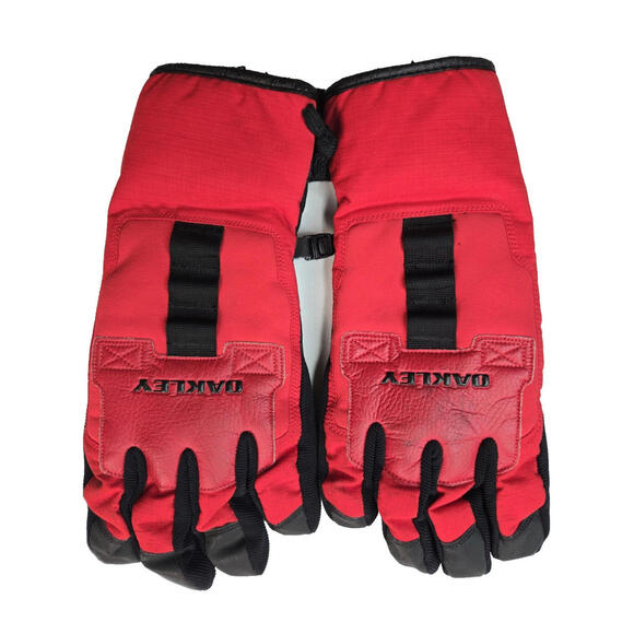 Oakley Red Winter Ski Snowboard Gloves Mens Size Large L Snowmobile